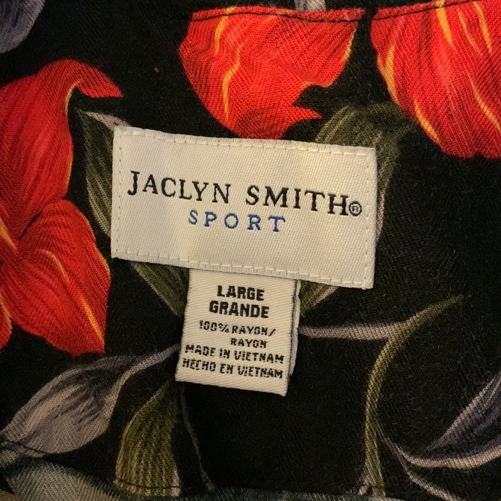 Jaclyn Smith Sport Floral Tank Top Large - Picture 3 of 3